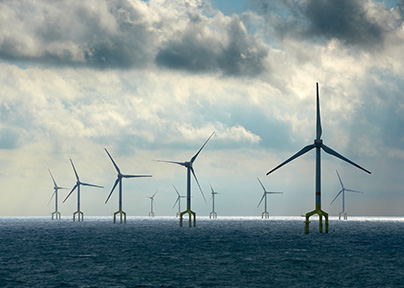 Offshore wind farm in Germany (photo)