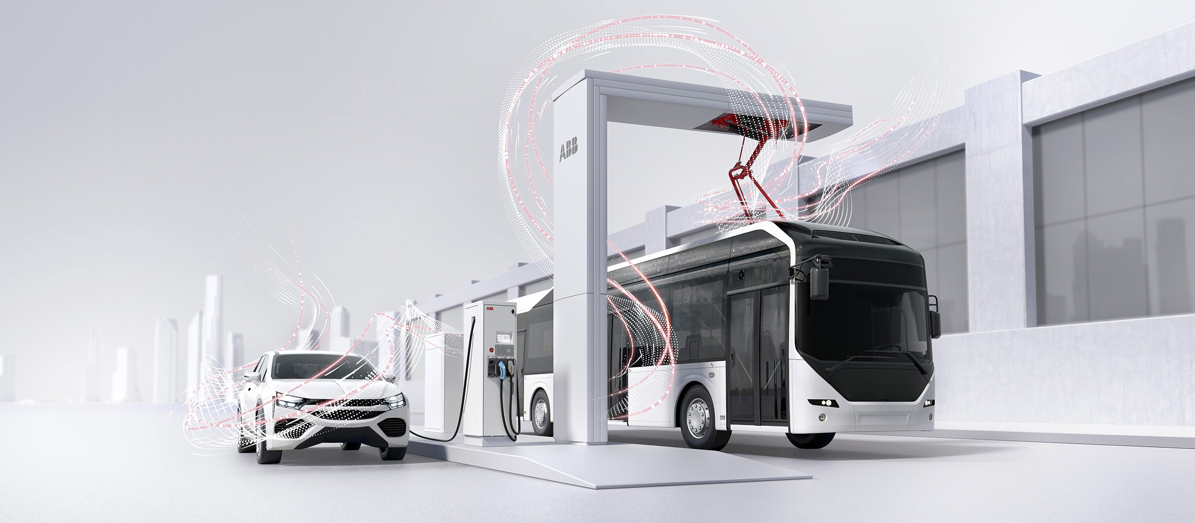 ABB TOSA – A new generation of buses – at energy station (photo)