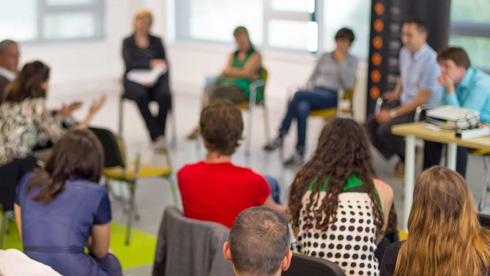 People participating in a workshop (photo)