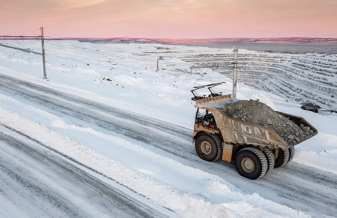 Pilot project for the electrification of mining transport in Sweden (photo)